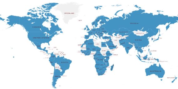 Carte du monde